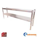 Plateo 2 nivel 150x29x75 cm. Gastromaq
