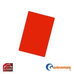 Tabla De Picar 45x30x2 cm. Rojo Gastromaq