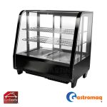 Vitrina Pastelera Curva Sobremesa 100 Lts. Gastromaq