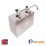 Dispensador Salsa Acero 2 Depósitos 3 Lts. Gastromaq