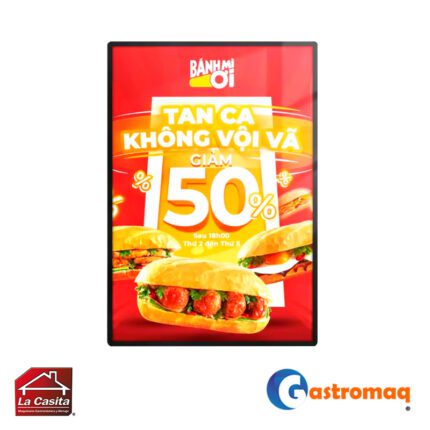 Caja De Luz Para Publicidad 40x60 cm. Gastromaq