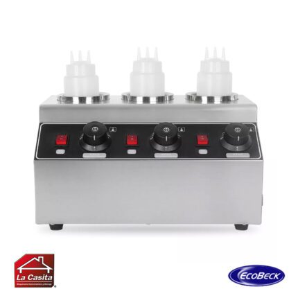 Calentador De Botellas y Salsas Triple Ecobeck