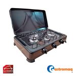 Cocina 3 Platos Acero Con Tapa Gastromaq