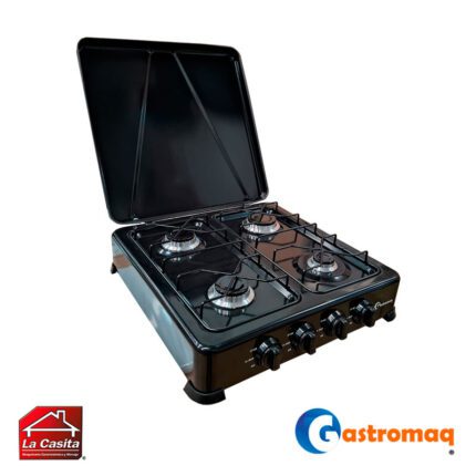 Cocina 4 Platos Acero Con Tapa Gastromaq