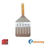 Espátula Acero Cuadrada 25 cm. Mango Madera Gastromaq