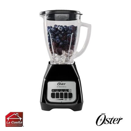 Licuadora 1.5 lts. Vaso Vidrio 2 Velocidades Con Pulso Botones Oster