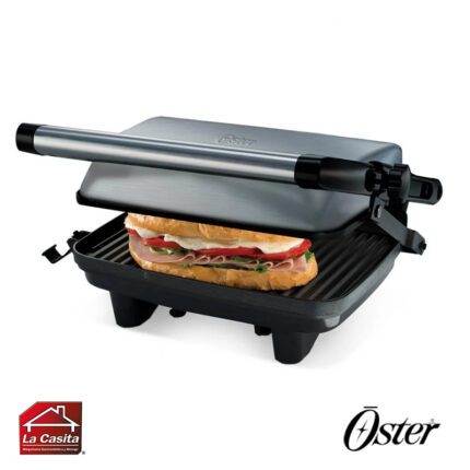 Plancha Panini Parrilla Acanalada Oster