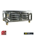 Soporte Doble Bandejas 62 cm. Con Ruedas Pareti-Kitchenette