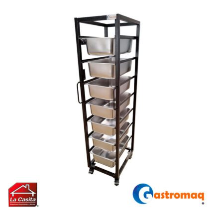 Carro Bandejero 7 Niveles 1/1GN (7GN) Gastromaq