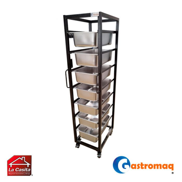 Carro Bandejero 7 Niveles 1/1GN (7GN) Gastromaq