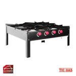 Cocina Anafe 4 Platos Bajos Certificado ECO Tig Gas