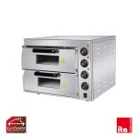 Horno Pizzero Eléctrico Doble Sobremesa ITA