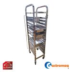 Carro Bandejero 15 Niveles Acero Inoxidable 33x54 cm. Gastromaq
