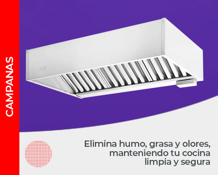 campanas de cocina acero inoxidable