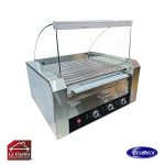 Calentador Hot Dog 11 Rodillos Con Cúpula y Matenedor de Pan Ecobeck