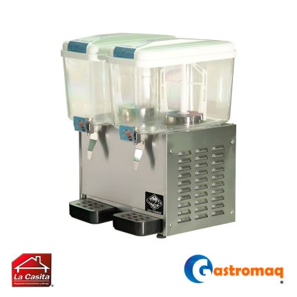 Dispensador De Jugo 2 Franscos 18 Lts. Gastromaq