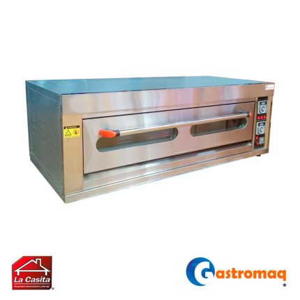 Horno de Piso Eléctrico 1 Cámara 58x68 cm (3 Bandejas 60x40) Gastromaq