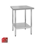 Mesón De Trabajo Acero Inoxidable Central 60x60 cm. CVC