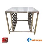 Mesón Para Horno Convector Con Bandejero 61.5x80 cm. Gastromaq
