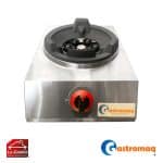 Cocina Fogón 1 Plato a Gas Sobremesa Acero Gastromaq