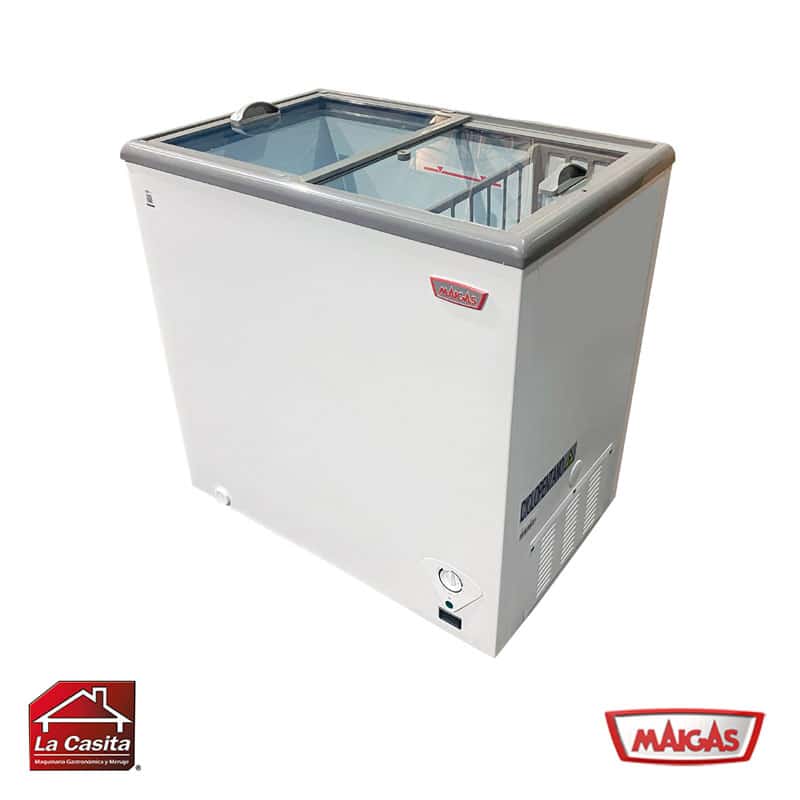 Congeladora-199-lts.-Tapa-de-Vidrio-Maigas