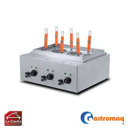 Máquina de Cocción de Pastas Eléctrica 6 Canastos Gastromaq