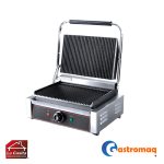 Plancha Eléctrica Panini Simple Acanalada/Acanalada 43x36 cm. Gastromaq