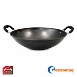 Sarten Wok Acero Al Carbono Negro Gastromaq
