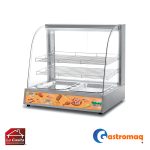 Vitrina Templada 66 cm. 2 Repisas Gris Gastromaq