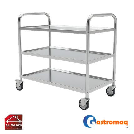 Carro Transportador 3 Niveles 87x49 cm. Gastromaq