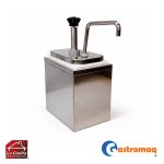 Dispensador De Salsas Con Bomba Acero 1 Depósito 2 lts. Gastromaq