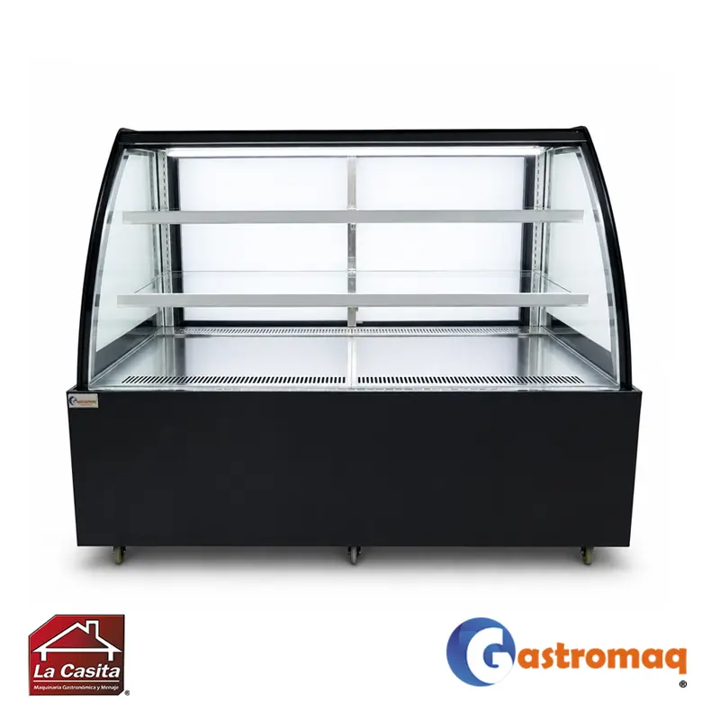Vitrina-Pastelera-3-Niveles-Curva-1.2-mts.-Gastromaq-2 Vitrina Pastelera 3 Niveles Curva 1.2 mts. Gastromaq - Imagen 1