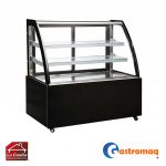 Vitrina Pastelera 3 Niveles Curva 1.5 mts. Gastromaq