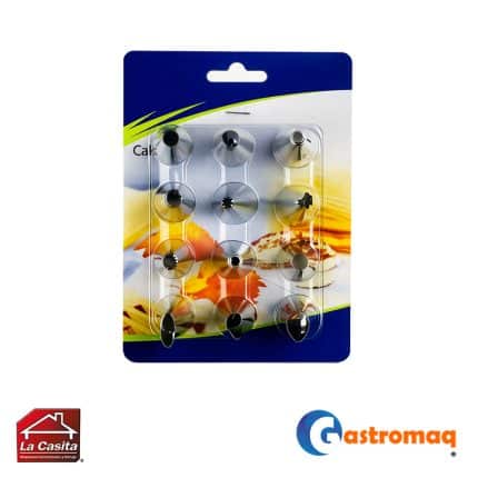 Boquillas 12 Piezas Para Repostería Gastromaq