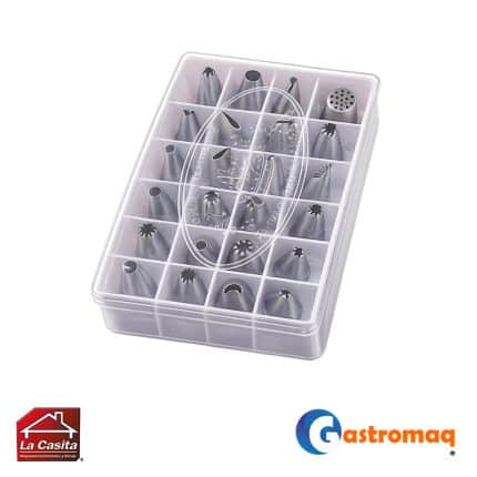 Boquillas 24 Piezas Para Repostería Gastromaq