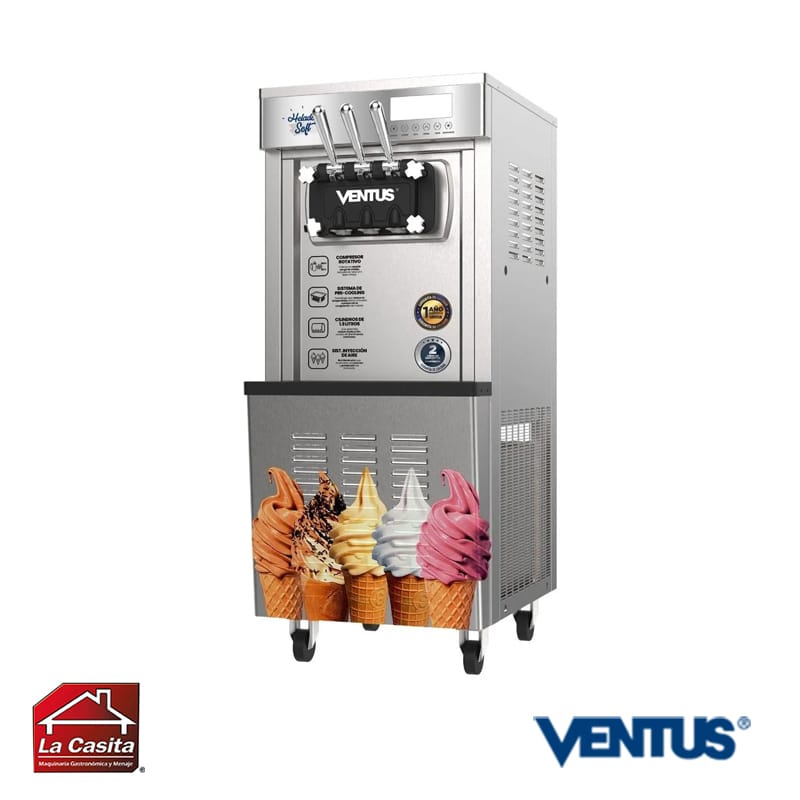 Máquina-De-Helados-Soft-25-lts.-Pedestal-Ventus