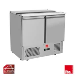 Mesón Saladette Refrigerado 2 Puertas 10 Depósitos 280 lts. ITA