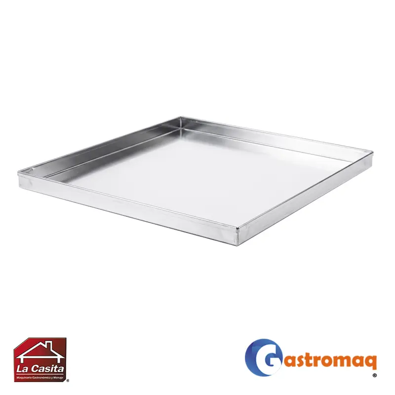 Bandeja-Aluminio-Lisa gastromaq Bandeja Aluminio Lisa 65x65x3 cm. Gastromaq - Imagen 1