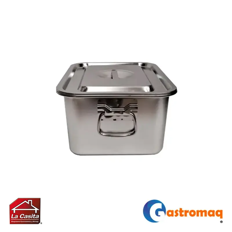 Asadera Con Asa 60x40x20 cm. Gastromaq Asadera Con Asa 60x40x20 cm. Gastromaq - Imagen 1