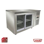 Mesón Bajo Refrigerado 2 Puertas Vidrio Correderas 365 lts. Maigas