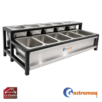 Soporte para depositos 2 niveles
