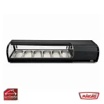 Vitrina Sushi Curva 1.5 mts. Maigas