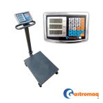 Balanza Digital 300 kg Con Ruedas y Visor Aereo Gastromaq