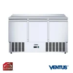 Mesón Saladette 3 Puertas Refrigerado 14 Depósitos Benefit Ventus