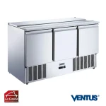 Mesón Saladette 3 Puertas Refrigerado 14 Depósitos Benefit Ventus - Imagen 2