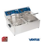 Freidora Eléctrica 2 Depósitos Ventus