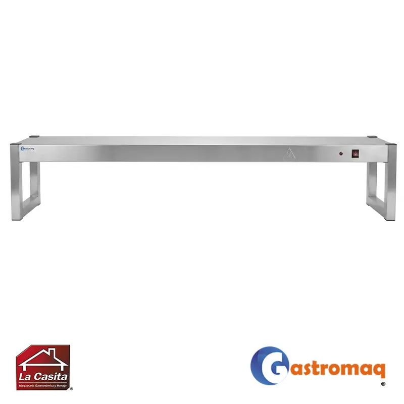Repisa-Calefactora-Infrarroja-180-cm-1-Nivel-Gastromaq-2 Repisa Calefactora Infrarroja 180 cm 1 Nivel Gastromaq - Imagen 1